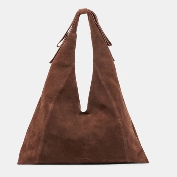Dolce Vita Marie Chocolate Suede Tote - Picture 1 of 9